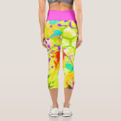 Graffiti Summer Capri Leggings (Rückseite)