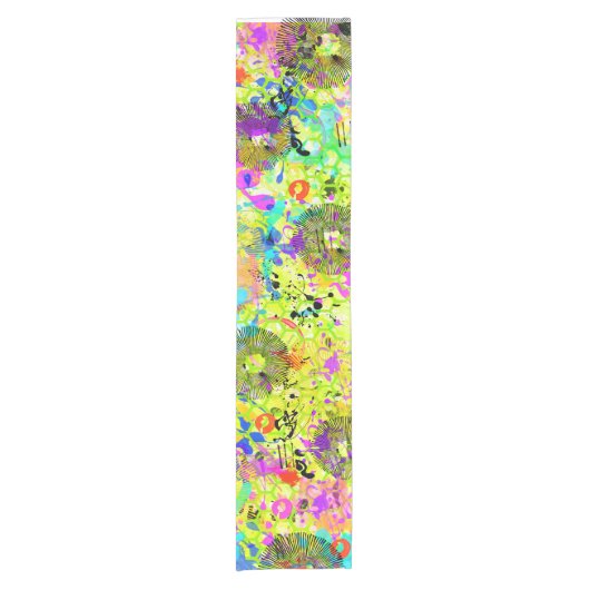 Graffiti Summer Kurzer Tischläufer (Vorderseite)