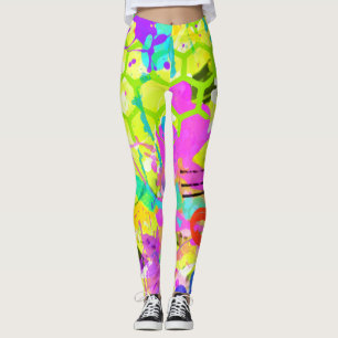 Graffiti Summer Leggings