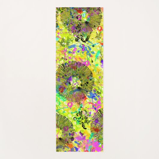 Graffiti Summer Yogamatte (Vorderseite)