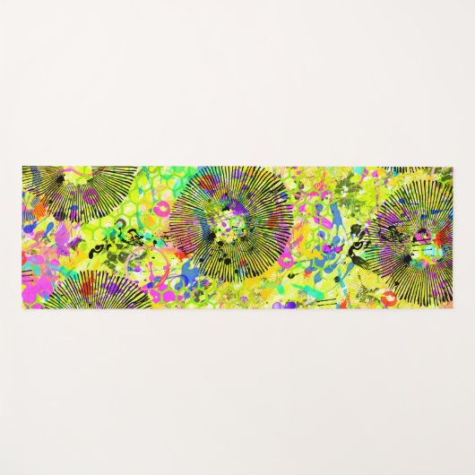 Graffiti Summer Yogamatte (Vorderseite (Horizontal))