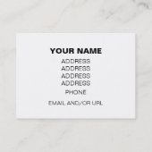 Graffiti-Tag: David Visitenkarte (Rückseite)