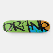 Graffiti-Tag Skateboard (Horizontal)