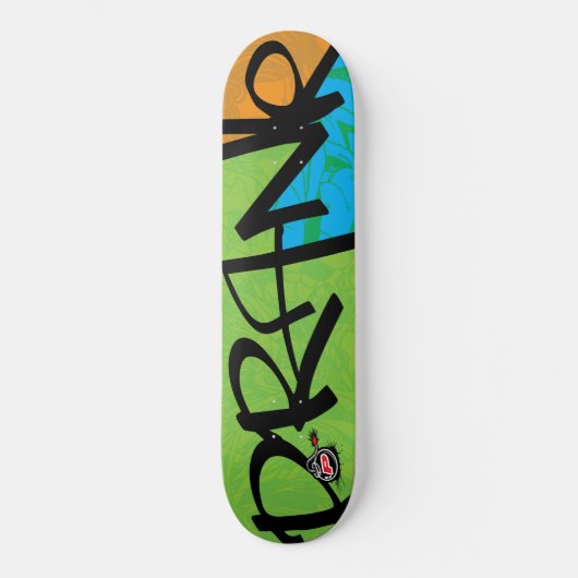Graffiti-Tag Skateboard (Vorderseite)