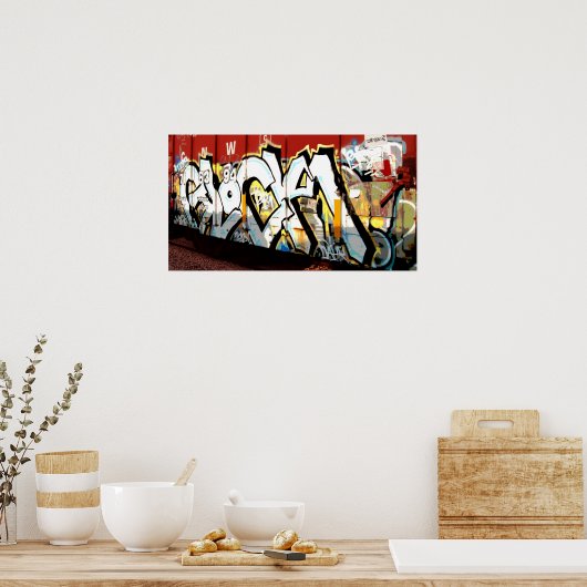 GRAFFITI TAGGGING POSTER (Küche)