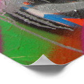 Graffiti-Tagposter Poster (Ecke)