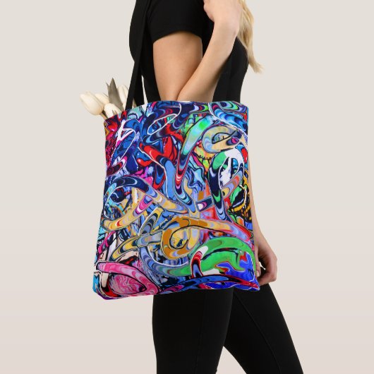 Graffiti Tasche (Von Nahem)