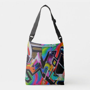Graffiti-Tasche Tragetaschen Mit Langen Trägern