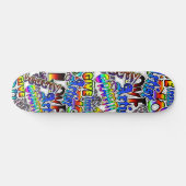 Graffiti-Textboard Skateboard (Horizontal)