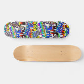 Graffiti-Textboard Skateboard (Horizontal)