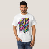 Graffiti Threads: Urban Style Statements T-Shirt (Vorne ganz)