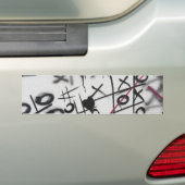 Graffiti Tic Tac Zehe Autoaufkleber (Auf Auto)