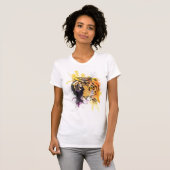 Graffiti-Tiger-Damen-T - Shirt (Vorne ganz)