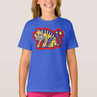 Graffiti Tiger Memphis Global Village Coffehouse T-Shirt