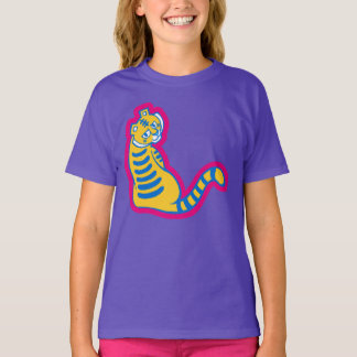 Graffiti Tiger Memphis Global Village Coffehouse T-Shirt