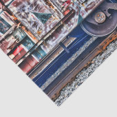 Graffiti Train Grunge Urban Street Art Seidenpapier (Ausschnitt)