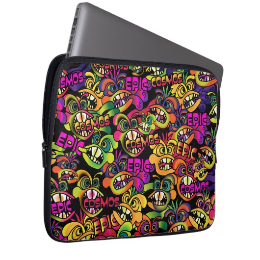 Graffiti Trifold Laptopschutzhülle (Vorne Rechts)