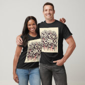 Graffiti Tropfen Typografy T-Shirt (Unisex)