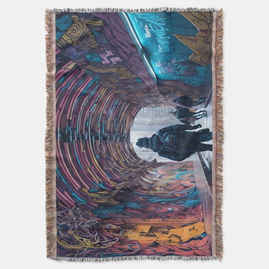 Graffiti-Tunnel Decke (Vorderseite Vertikal)