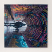 Graffiti-Tunnel der Kunst Puzzle (Horizontal)