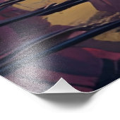 Graffiti-Tunnel Fotodruck (Ecke)