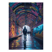 Graffiti-Tunnel Fotodruck (Vorne)
