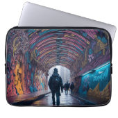Graffiti-Tunnel Laptopschutzhülle (Vorderseite)