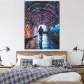 Graffiti-Tunnel Leinwanddruck (Insitu (Schlafzimmer))