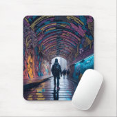 Graffiti-Tunnel Mousepad (Mit Mouse)