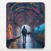 Graffiti-Tunnel Mousepad (Vorne)