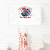 Graffiti Turkey Vibes - Dankbarkeit & Fly Cartoon Banner (Insitu)