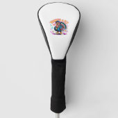 Graffiti Turkey Vibes - Dankbarkeit & Fly Cartoon Golf Headcover (Vorderseite)