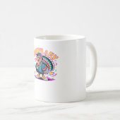 Graffiti Turkey Vibes - Dankbarkeit & Fly Cartoon  Kaffeetasse (VorderseiteRechts)