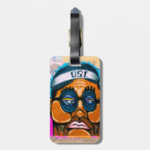 Graffiti Typ Gepäckanhänger (Rückseite vertikal)