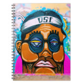 Graffiti-Typ-Notebook Notizblock (Vorderseite)