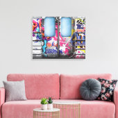 Graffiti-U-Bahn Leinwanddruck (Insitu (Wohnzimmer))