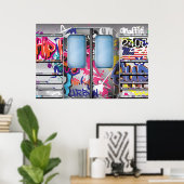 Graffiti-U-Bahn Poster (Heimbüro)