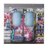 Graffiti-U-Bahn-Zug Fliese (Vorderseite)