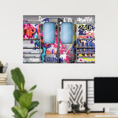 Graffiti U-Bahn Zug Poster (Heimbüro)