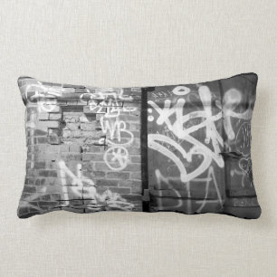 Graffiti ummauern in Brooklyn, New York City Lendenkissen