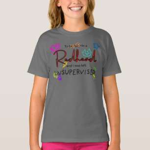 Graffiti unbeaufsichtigter Rotkopffisch-T - Shirt