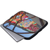 Graffiti-und Ketten-Laptop-Hülse Laptopschutzhülle (Vorne Knopf)