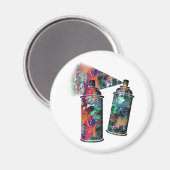 Graffiti und Paint Spritzer Spray Cans Magnet (Vorderseite/Rückseite)