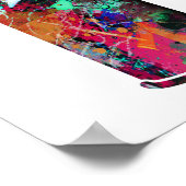 Graffiti und Paint Spritzer Spray Cans Poster (Ecke)