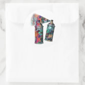 Graffiti und Paint Spritzer Spray Cans Runder Aufkleber (Tasche)