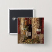 Graffiti und Wein Button (Vorne & Hinten)