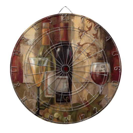 Graffiti und Wein Dartscheibe (vorne)