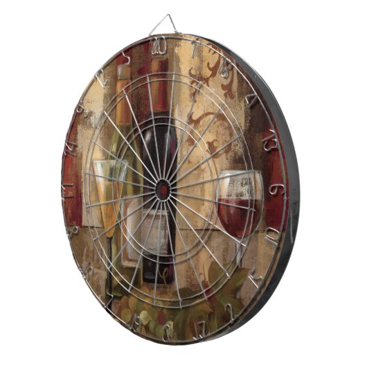 Graffiti und Wein Dartscheibe (Vorderseite rechts)