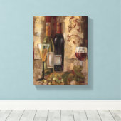 Graffiti und Wein Leinwanddruck (Insitu (Holzboden))