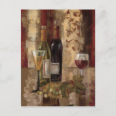 Graffiti und Wein Postkarte (Vorderseite)